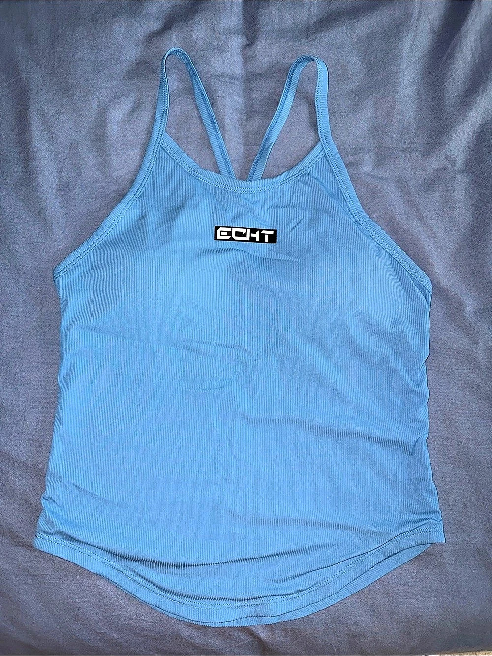 ECHT Athletic Tank Top in Blue Like New